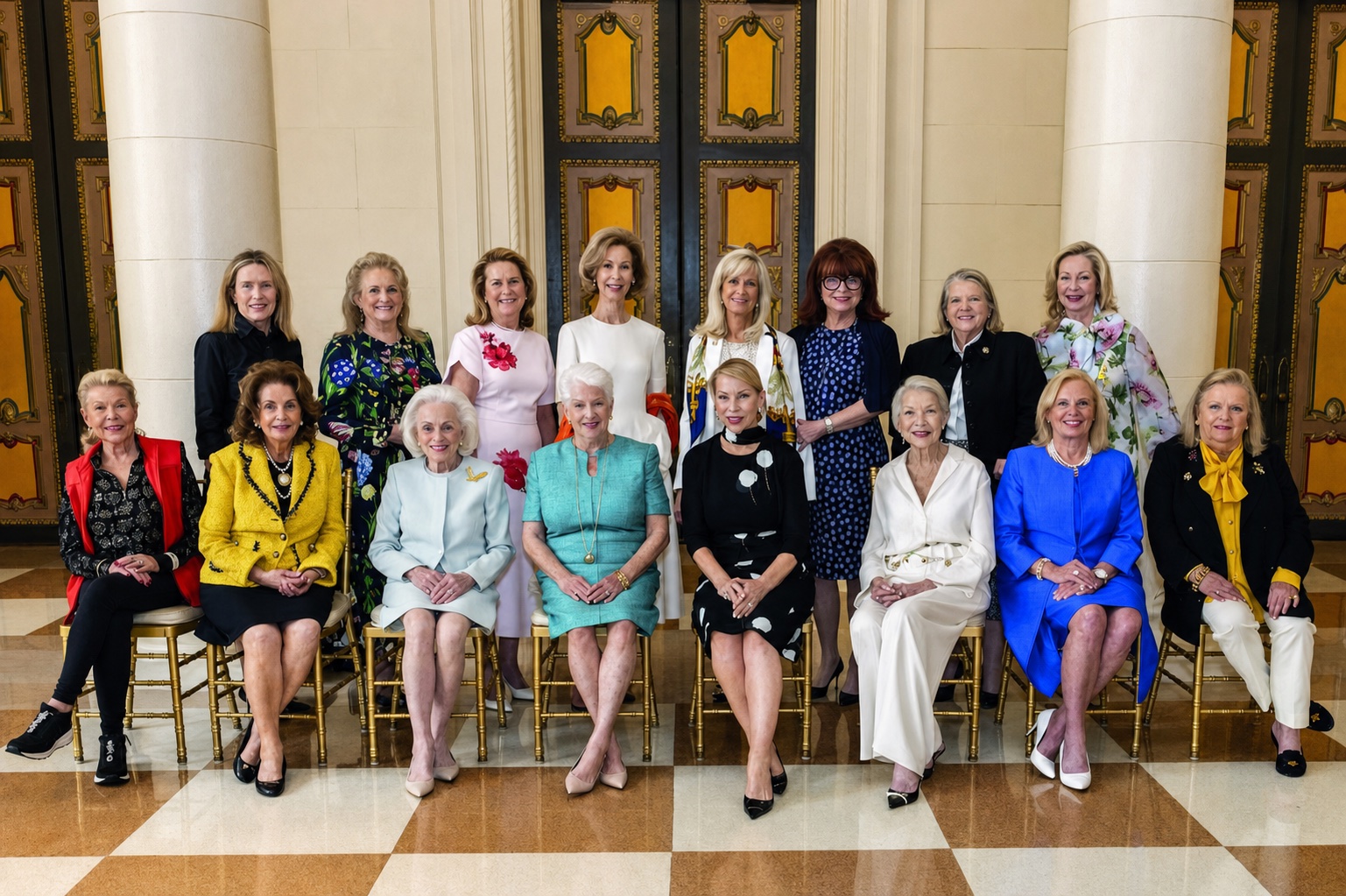 Amanda Schumacher with the Women of Distinction group