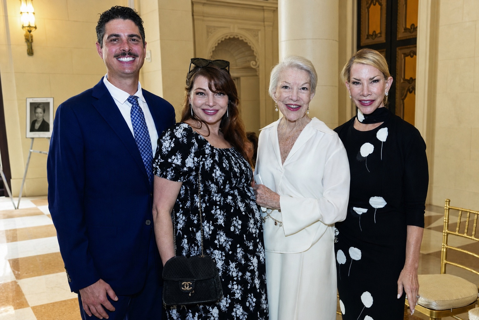 Amanda Schumacher with guests at the Women of Distinction event