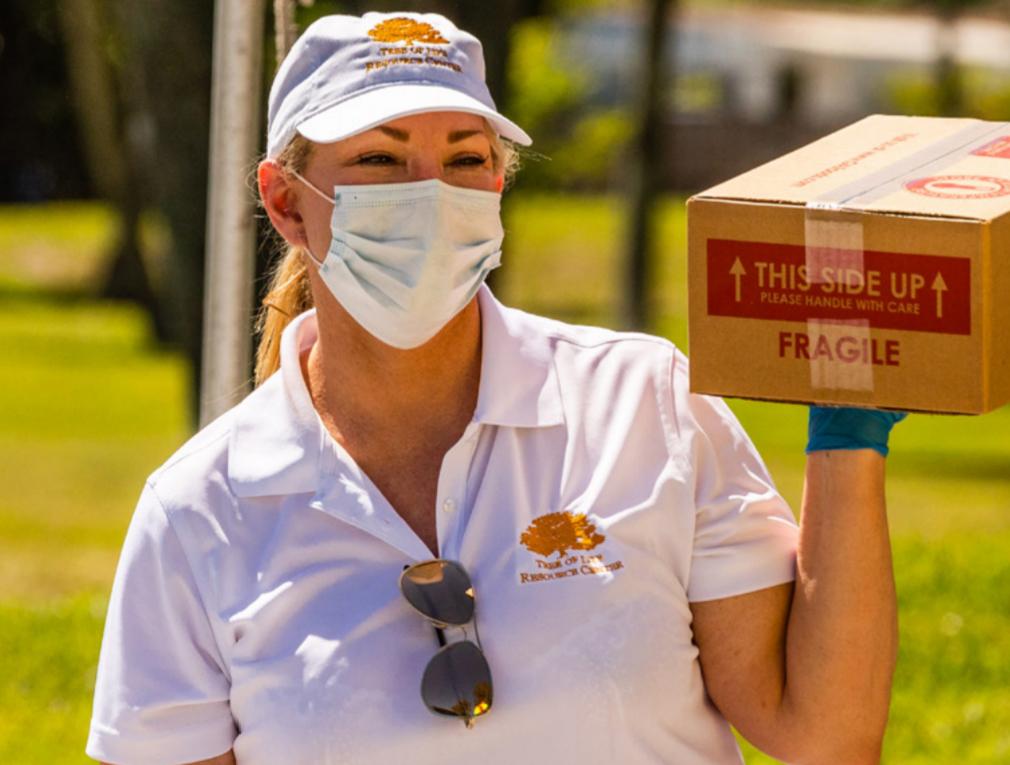 Amanda Schumacher at the Tree of Life Resource Center