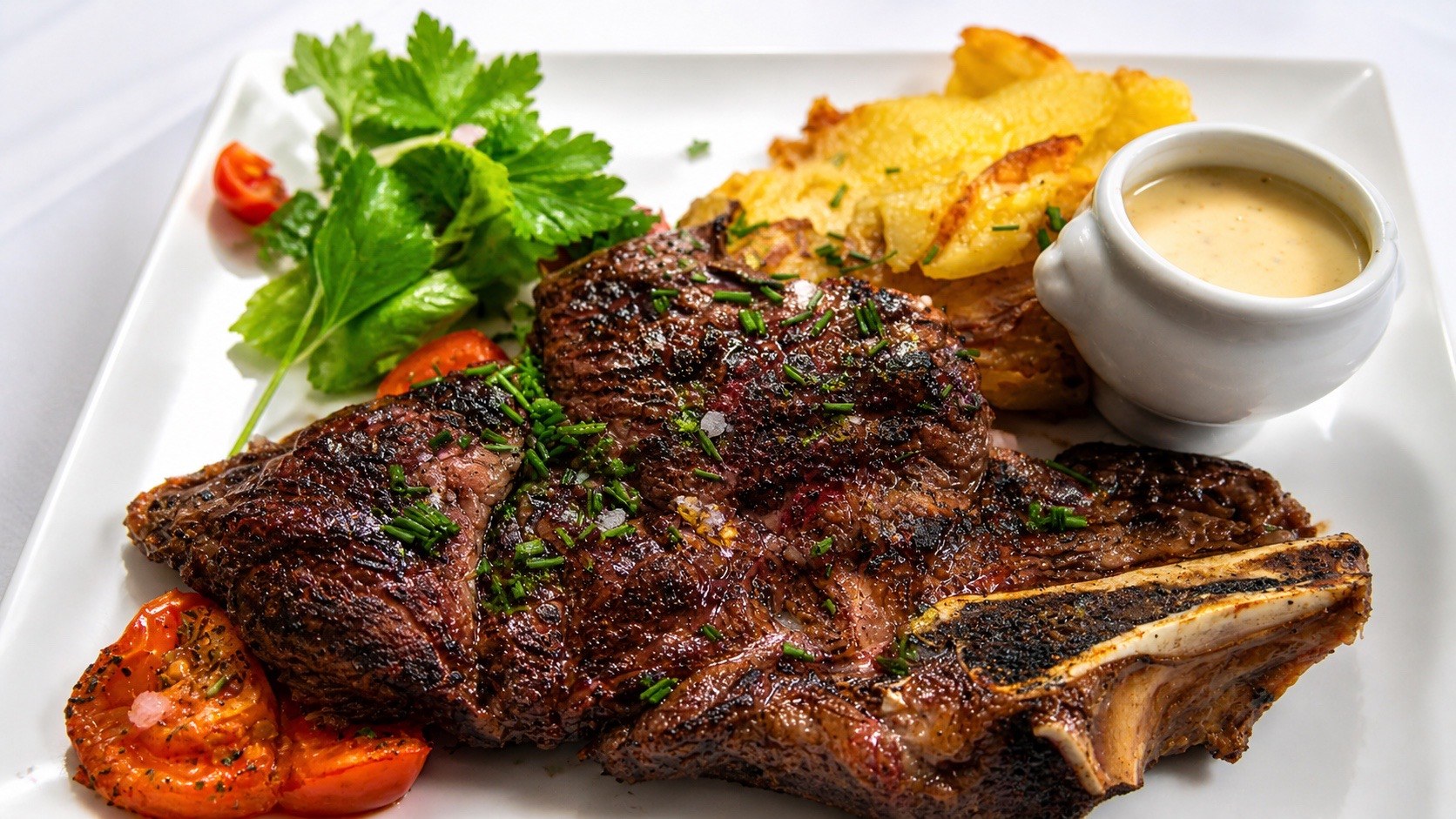 Côte de bœuf sauce maison